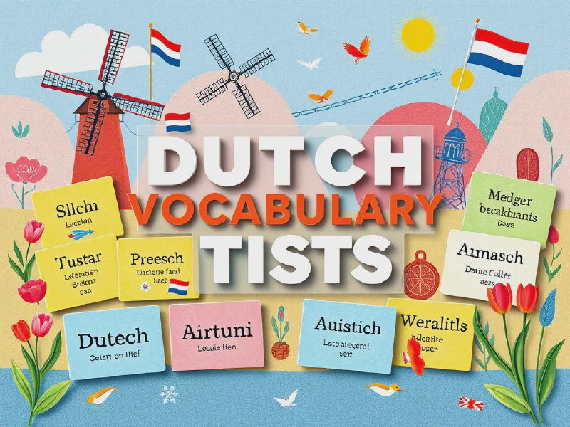 Dutch vocabulary tests
